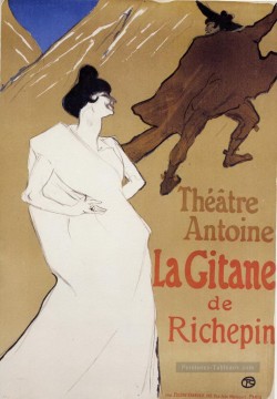la gitane la gitane 1899 Toulouse Lautrec Henri de Peinture à l'huile